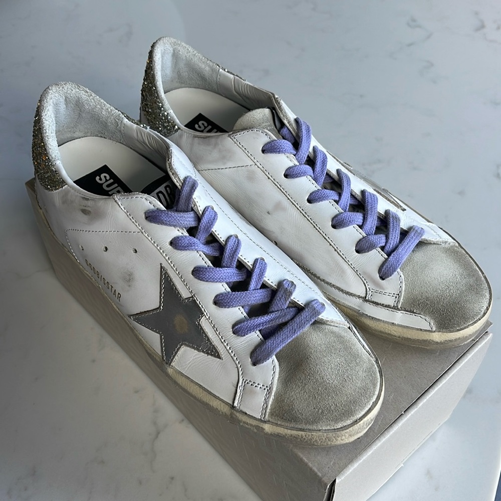 Golden Goose Super-star leather sneakers